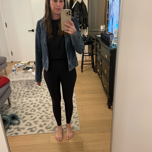 Jean jacket in soft material - Picture 3 of 3